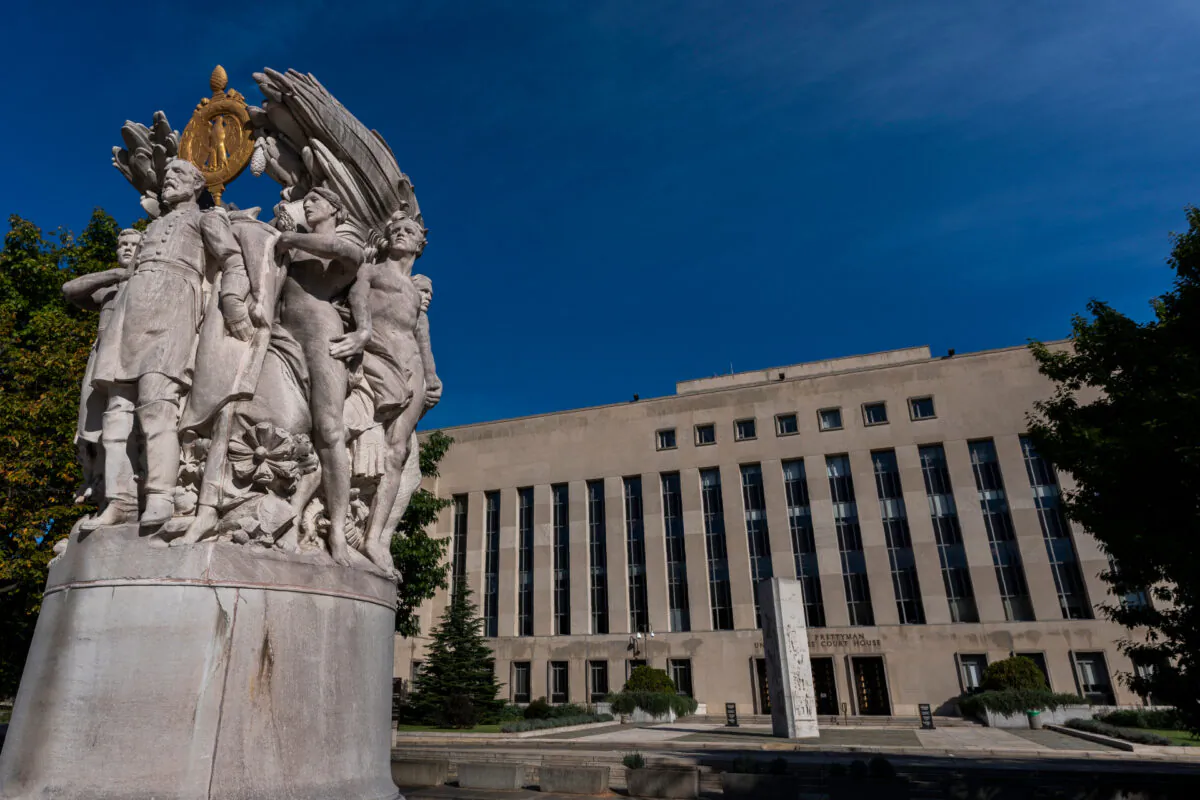The E. Barrett Prettyman United States Court House in Washington on Oct. 9, 2020. (Manuel Balce Ceneta/AP Photo)

