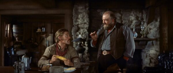 Chuck Connors and Burl Ives in Big Country