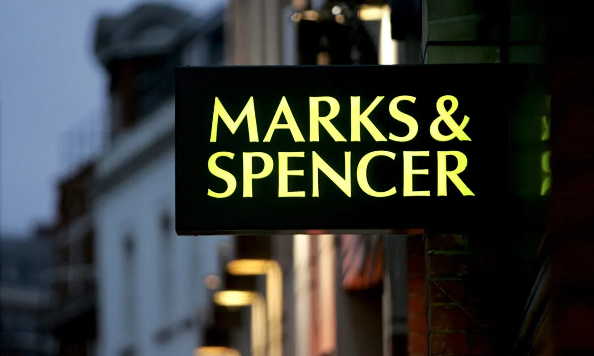 A general view of Marks and Spencer is seen in London, on Jan. 10, 2006.  (Chris Jackson/Getty Images)
