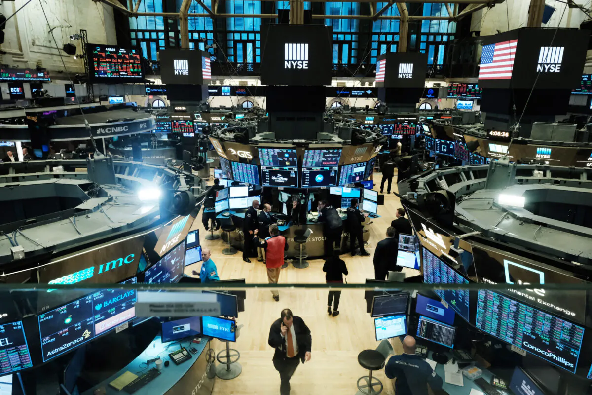 Traders work on the floor of the New York Stock Exchange on March 20, 2020. Spencer Platt/Getty Images