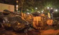 Rioters Take Down Roosevelt, Lincoln Statues in Portland