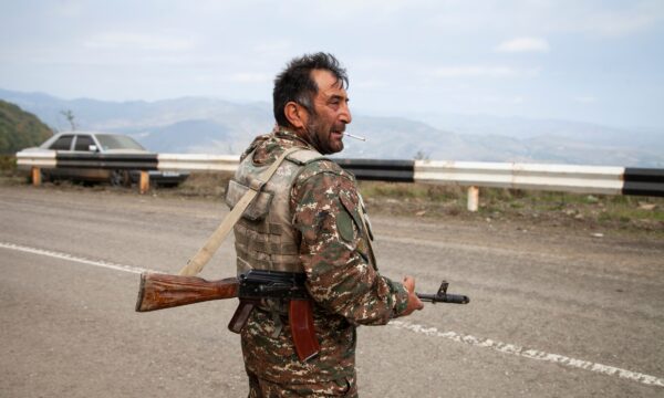 Nagorno-Karabakh militia soldier Kamo Naira