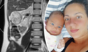 Mom Credits Baby for Saving Her Life After Doctors Spotted Grape-Sized Tumor During Pregnancy