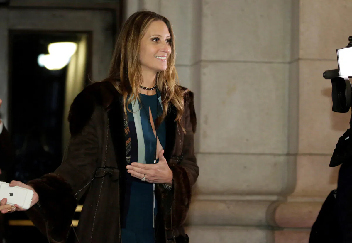 Stephanie Winston Wolkoff, author of a tell-all book about First Lady Melania Trump, is seen ahead of an event at Union Station in Washington, on Jan. 19, 2017. (Joshua Roberts/Reuters)