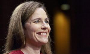 Trump Praises Barrett’s Performance on First Day of Questioning