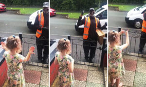 Little Girl Signs 'Have a Good Day' to Deaf Delivery Driver, Becomes His 'Lockdown Buddy'