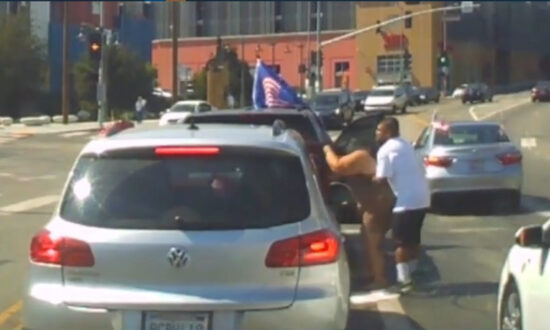 Suspect Attacks Woman in Pro-Trump Caravan