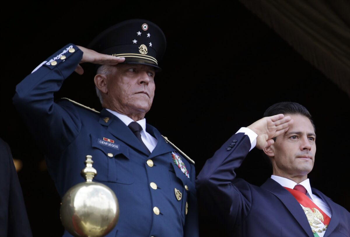 Mexico's Defense Secretary Gen. Salvador Cienfuegos Zepeda