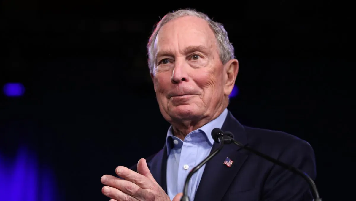 Mike Bloomberg at Palm Beach County Convention Center in West Palm Beach, Fla., on March 3, 2020. (Eva Marie Uzcategui/AFP via Getty Images)