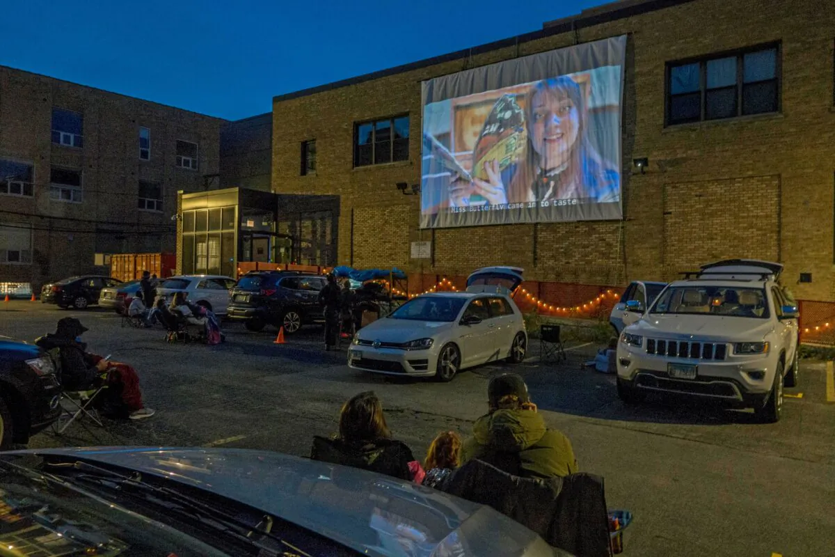 Enjoy an old-fashioned drive-in experience with the kids. See Beatrix Potter on Chicago Children’s Theatre’s outdoor screen. (Charles Osgood)