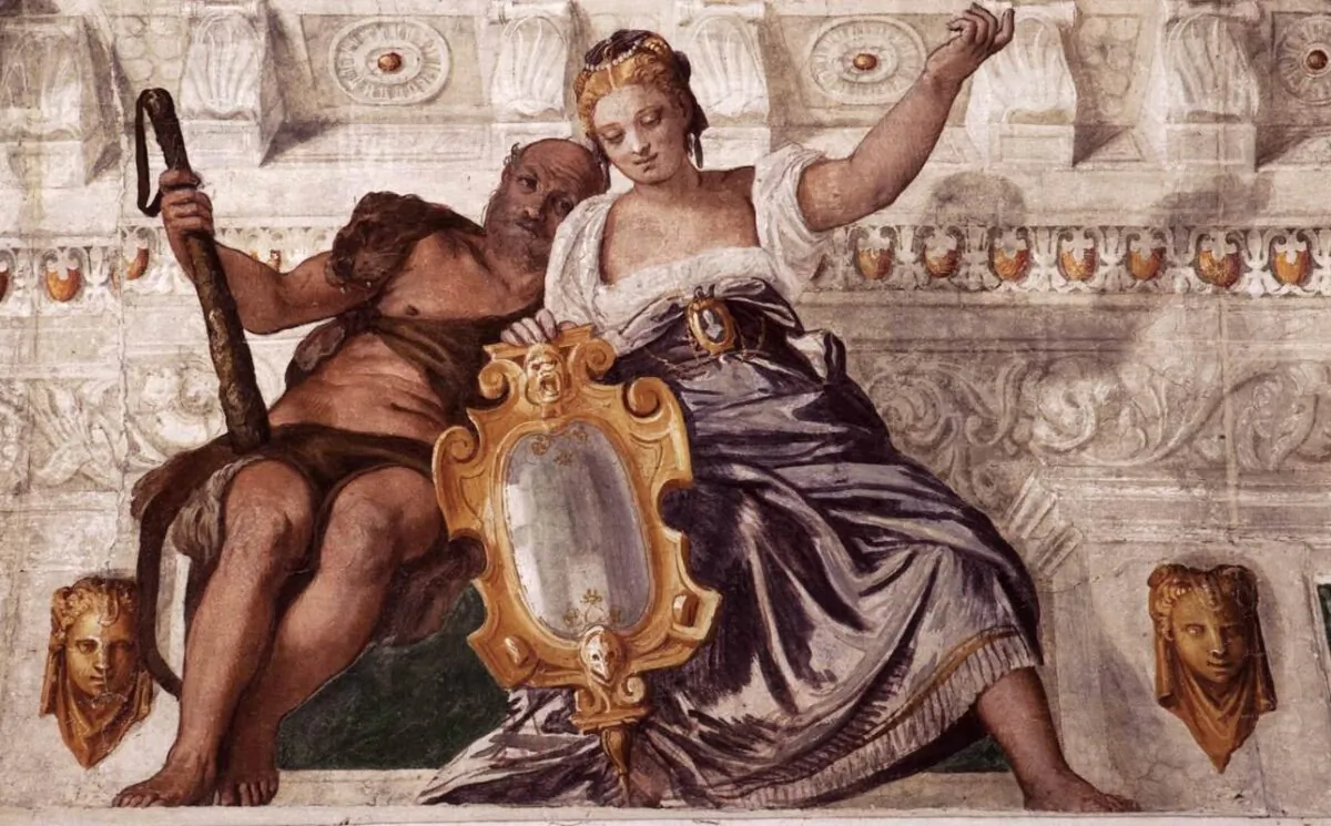 "Prudence and Manly Virtue" by Paolo Veronese, 1560-1561. (Public domain)