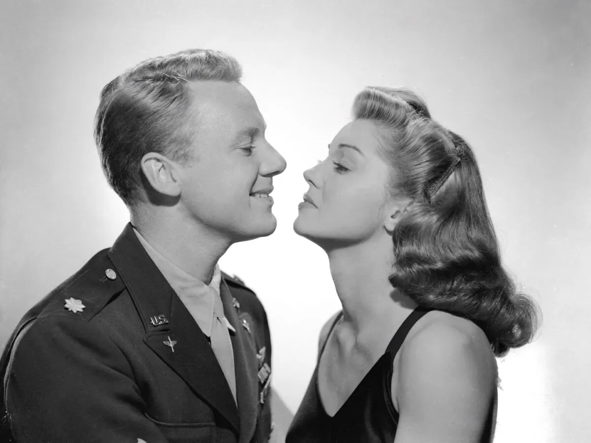 A publicity shot for “Thrill of a Romance,” with heartthrob Van Johnson and swimming phenomenon Ester Williams. (MGM)

Directed by Richard Thorpe

Shown from left: Van Johnson, Esther Williams