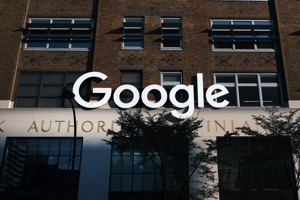 Google's offices stand in downtown Manhattan, N.Y., on Oct. 20, 2020. (Spencer Platt/Getty Images)