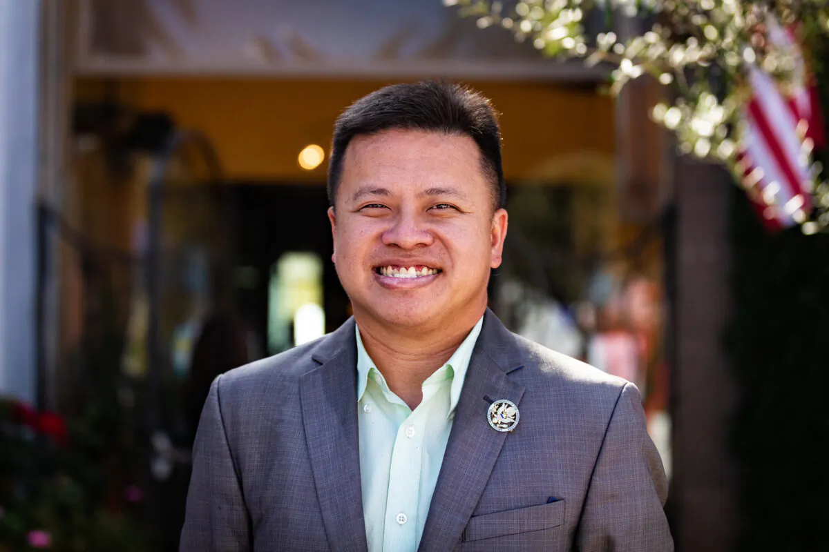 Marc Ang, president of the Chinese American Citizens Alliance, in Dana Point, Calif., on Oct. 20, 2020. (John Fredricks/The Epoch Times)