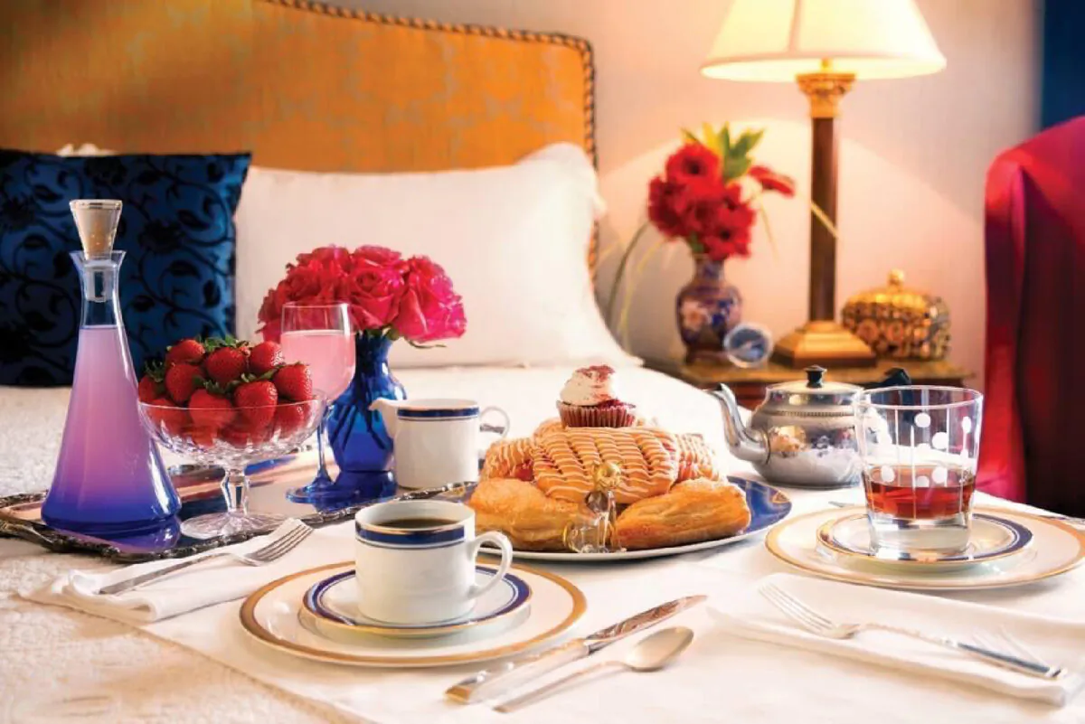To celebrate a special occasion, try a self-indulgent breakfast in bed. (Creators.com)