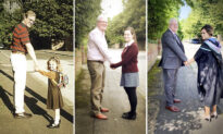 Dad and Daughter Take the Same Photo at 3 Stages in Her School Life–and It Goes Viral