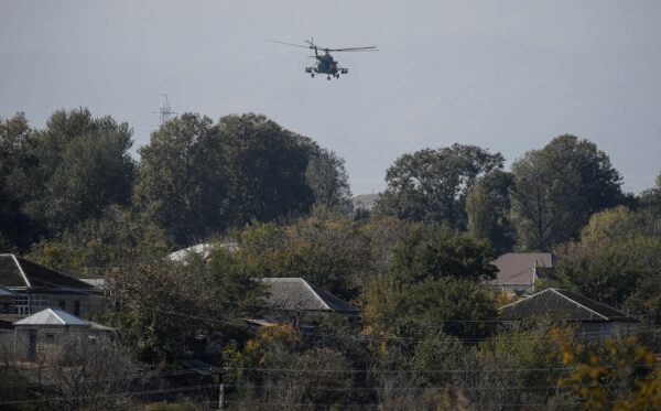 Azerbaijani military helicopter