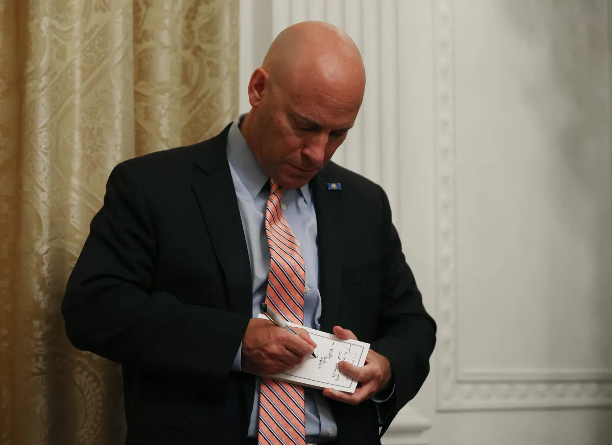 Marc Short, chief of staff to Vice President Mike Pence, in the East Room at the White House in Washington on July 7, 2020. (Chip Somodevilla/Getty Images)
