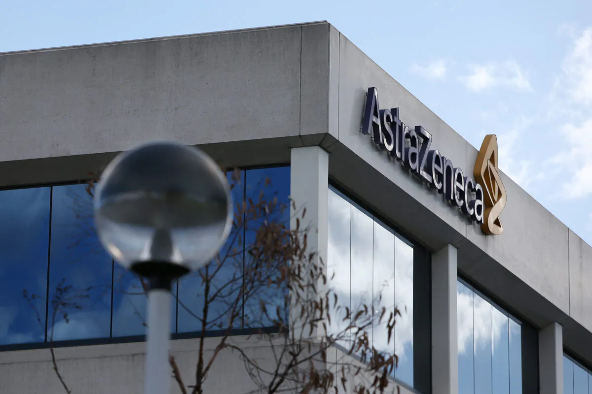 An AstraZeneca office in Sydney, Australia on Aug. 19, 2020. (Lisa Maree Williams/Getty Images)