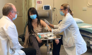 Newport Beach Hospital Administers First Shot of COVID-19 Vaccine Trial