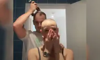 Moving Clip Shows Boyfriend Going Bald After Shaving Girlfriend’s Head Due to Alopecia