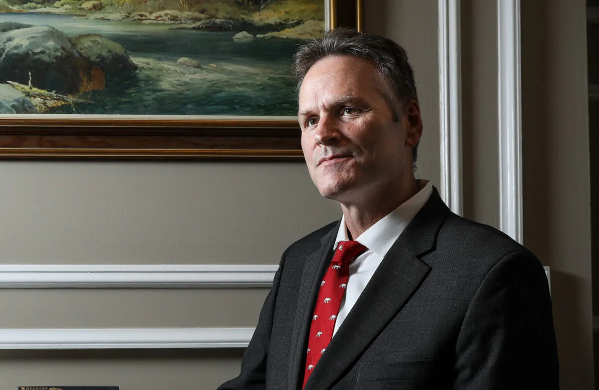 Alaska Gov. Michael Dunleavy in Washington on Oct. 29, 2019. (Samira Bouaou/The Epoch Times)