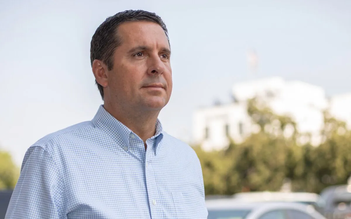 Rep. Devin Nunes (R-Calif.) in California on Sep. 3, 2020. (Brendon Fallon/The Epoch Times)
