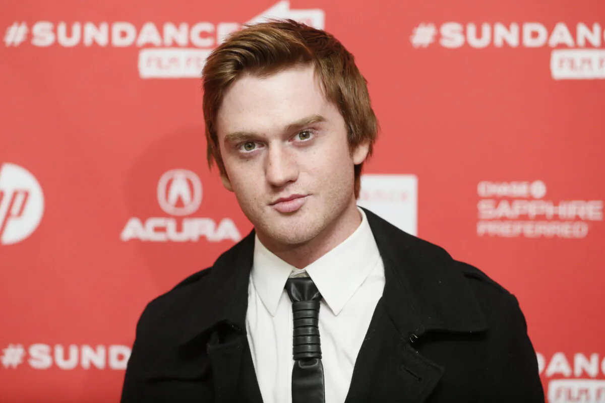 Eddie Hassell poses at the premiere of "Jobs" during the 2013 Sundance Film Festival in Park City, Utah, on Jan. 25, 2013. (Danny Moloshok/Invision/AP)
