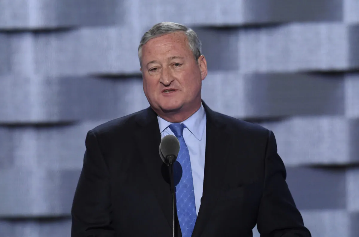 Jim Kenney, mayor of Philadelphia, speaks at an event in Philadelphia, Pa., on July 25, 2016. (Saul Loeb/AFP via Getty Images)