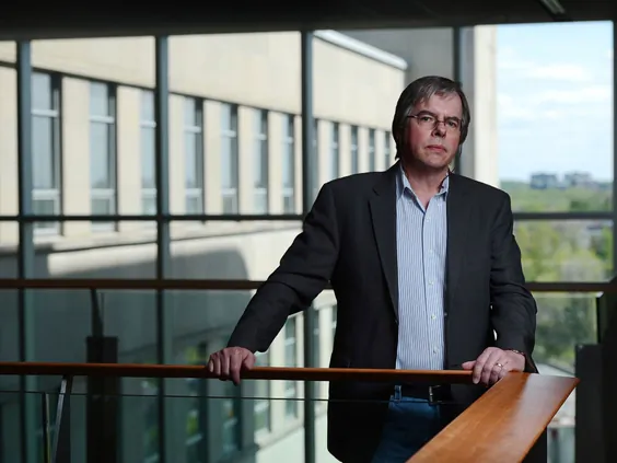 Security intelligence expert Wesley Wark poses at the University of Ottawa's Social Sciences Building in Ottawa on May 14, 2013. (Sean Kilpatrick/ The Canadian Press)