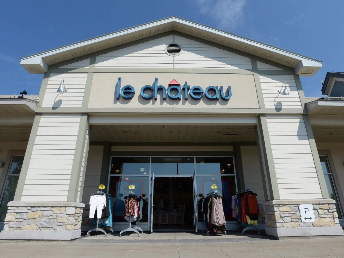 A Le Château retail store is shown in Montreal, on July 13, 2016. (Ryan Remiorz//The Canadian Press)