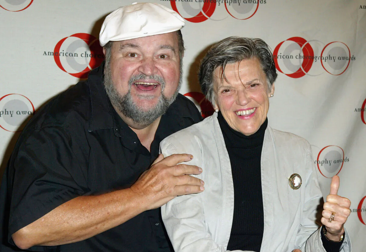 Carol DeLuise and her husband Dom DeLuise arrive at the 9th Annual American Choreography Awards held at the Orpheum Theater in Los Angeles, Calif., on Nov. 9, 2003. (Frazer Harrison/Getty Images)