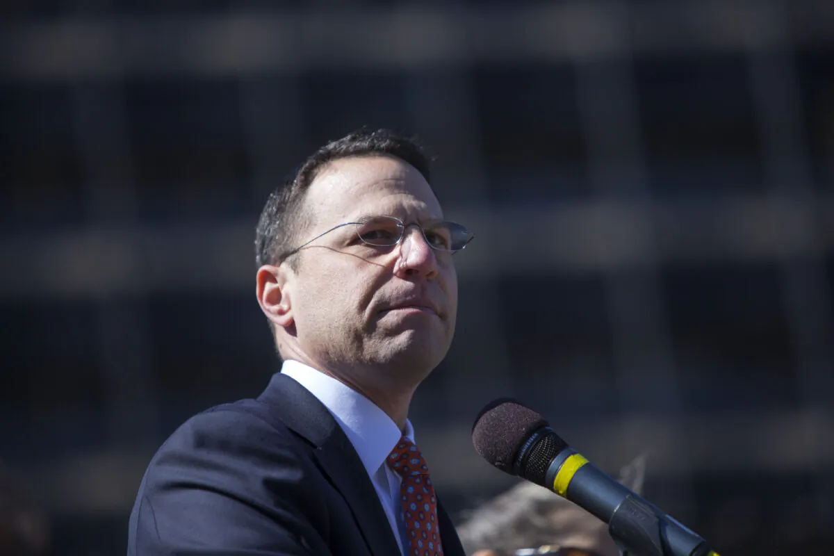 Pennsylvania Attorney General Josh Shapiro in Philadelphia, Pa., on March 2, 2017. (Jessica Kourkounis/Getty Images)