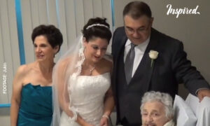 Bride Surprises Grandmother in Hospital on Wedding Day