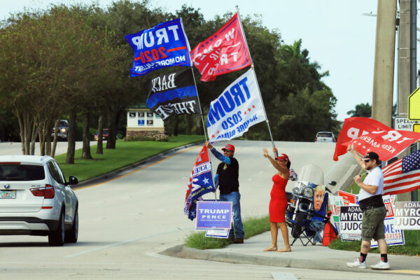 Across The U.S. Voters Flock To The Polls On Election Day