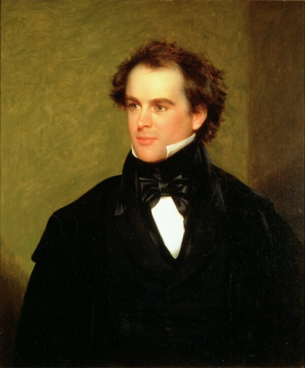 Nathaniel Hawthorne (1804-64) 1840 (oil on canvas)