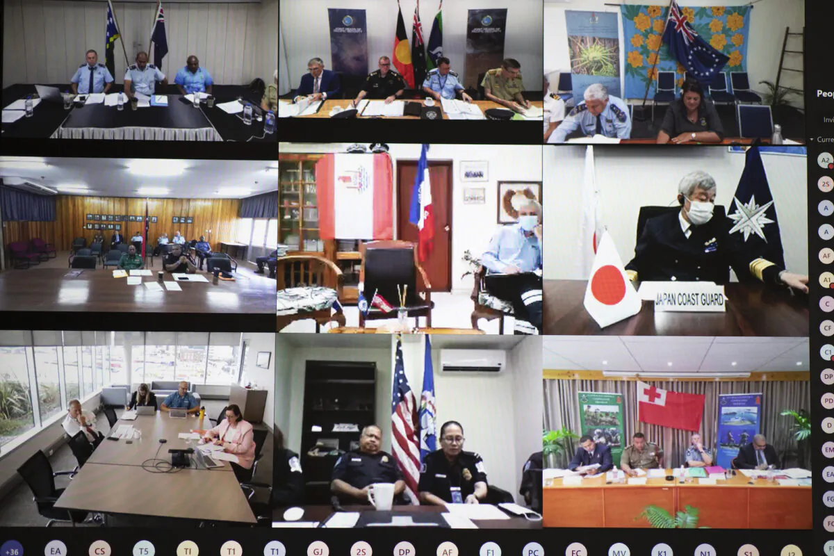 Security leaders from 24 nations and territories and five regional bodies attended the Joint Heads of Pacific Security event 2020. A virtual meeting enabled the collaboration focused on regional security. (Jay Cronan via ADF)
