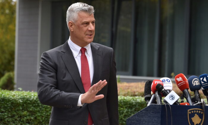 Kosovo President Thaci Resigns to Fight War Crimes Charges