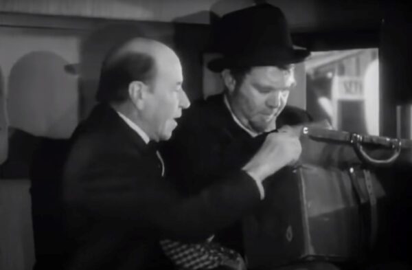 Donald Meek and Thomas Mitchell