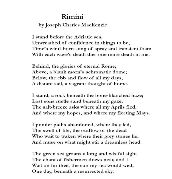 Rimini-poem