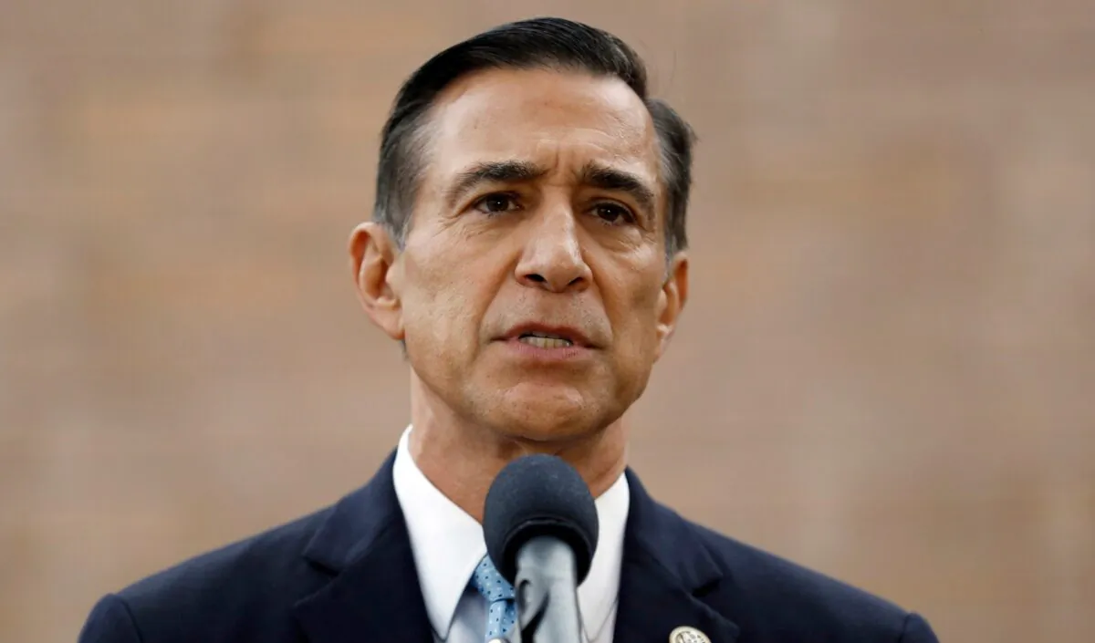 Rep. Darrell Issa (R-Calif.) speaks during a news conference in El Cajon, Calif., on Sept. 26, 2019. (Gregory Bull/AP Photo)