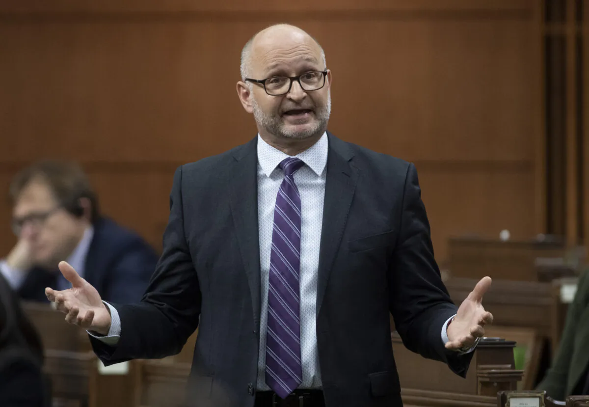 Justice Minister David Lametti responds to a question during Question Period in the House of Commons, on Oct. 20, 2020 in Ottawa. (Adrian Wyld/The Canadian Press)