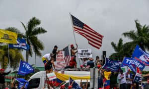 Trump's Latino Supporters in Florida Gather to Demand 'Fair Elections'
