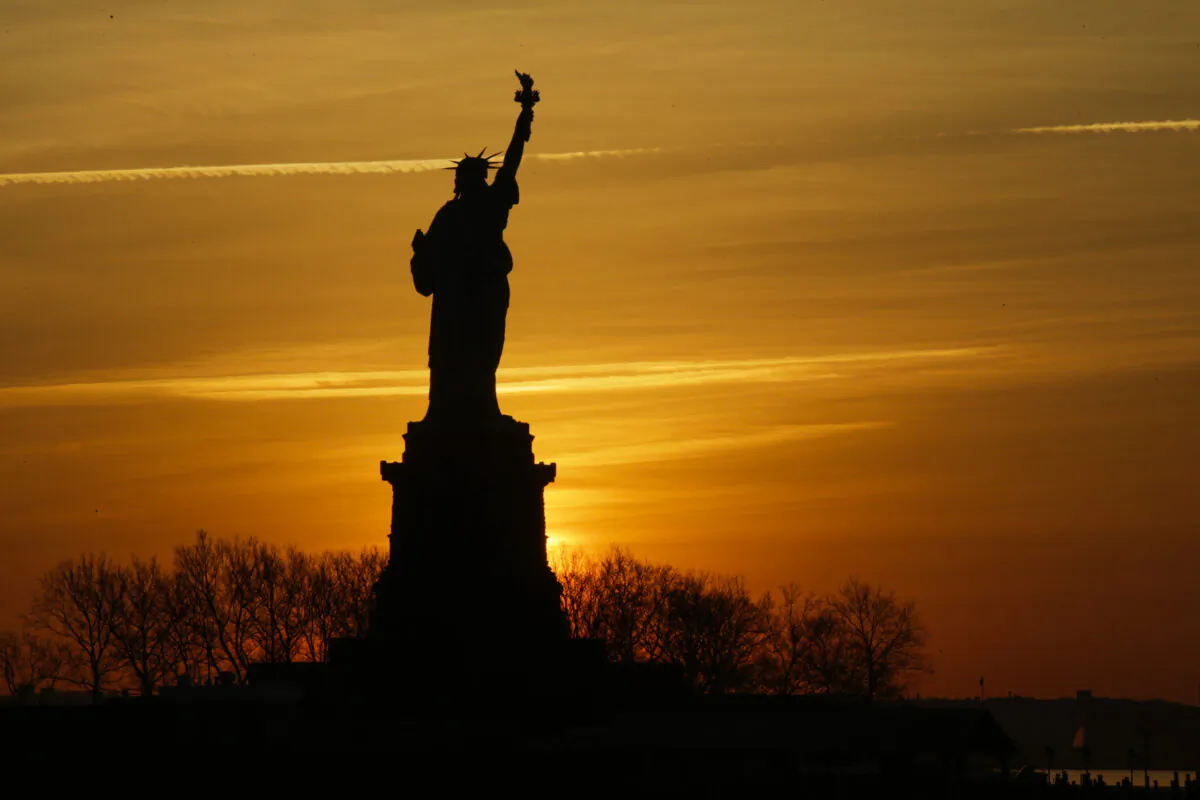 The Statue of Liberty in New York City on Jan. 21, 2018. (Eduardo Munoz Alvarez/Getty Images)