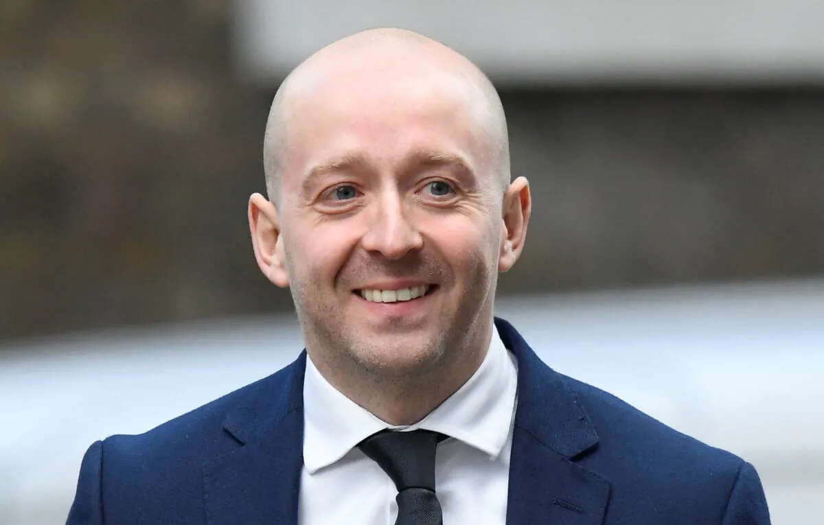 Lee Cain, Downing Street Director of Communications, is seen at Downing Street in London, Britain, on Jan. 6, 2020. (Toby Melville/Reuters)