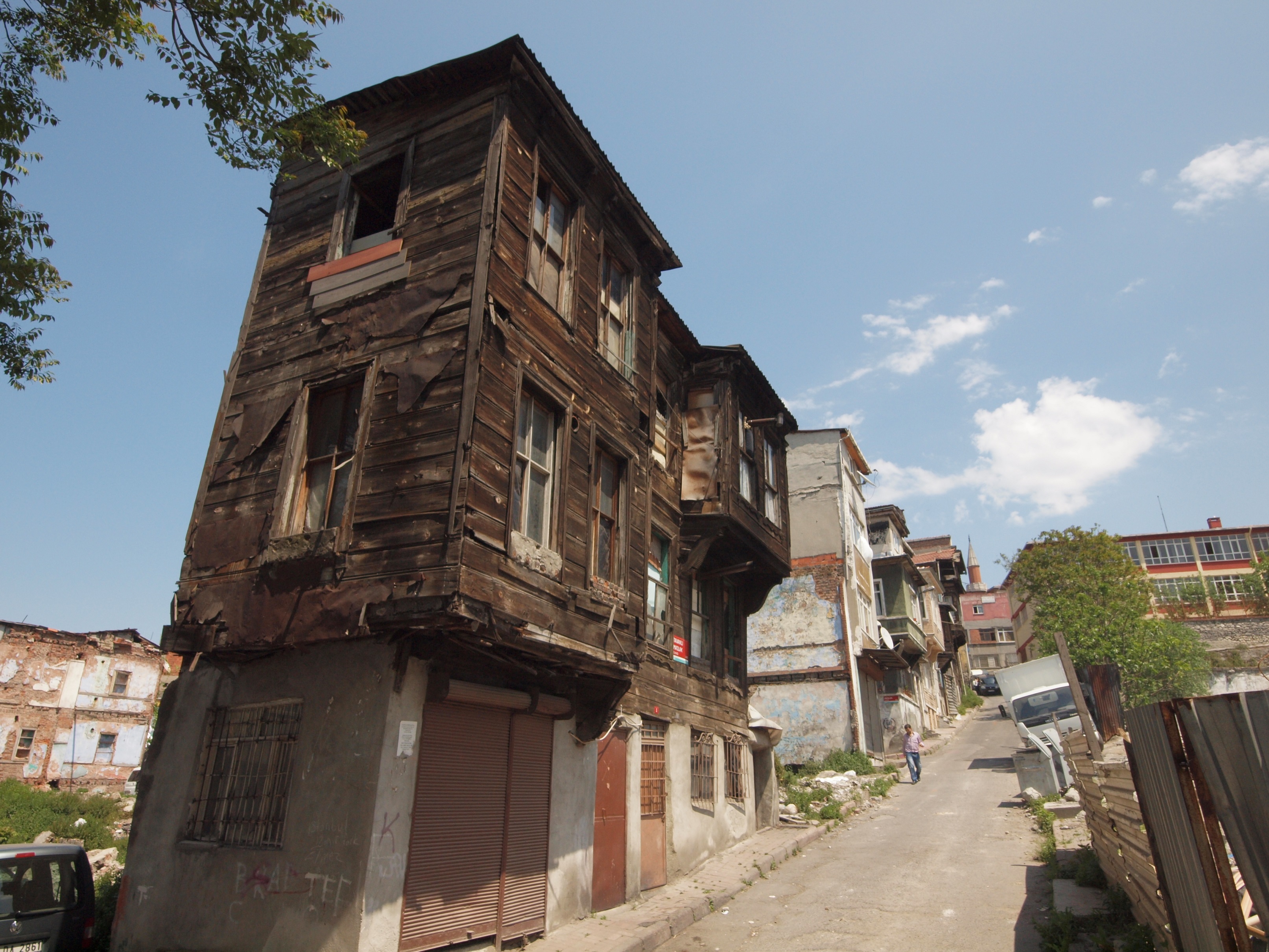 Old wooden Ottoman houses