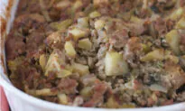 Sausage and Apple Stuffing With Brandy