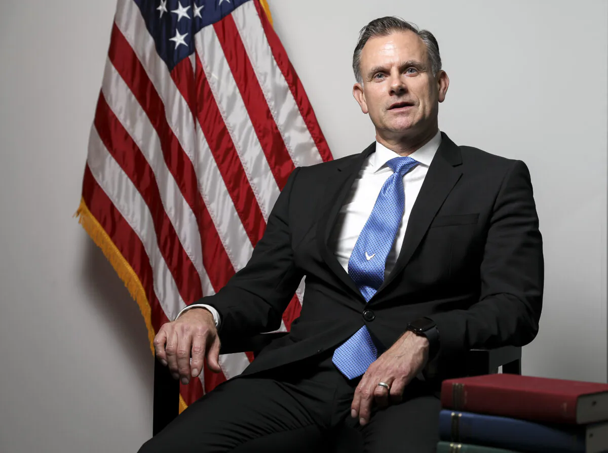 Retired Air Force Brigadier General Robert Spalding in Washington on Sept. 27, 2019. (Samira Bouaou/The Epoch Times)