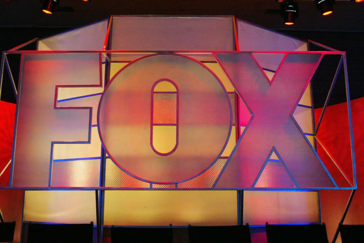 The Fox Network logo is displayed at the Hilton Universal Hotel, in Universal City, Calif., on Jan. 17, 2005. (Frederick M. Brown/Getty Images)