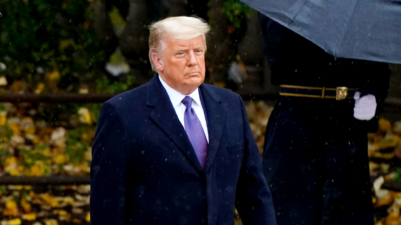 Trump observes Veterans Day
